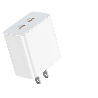 35W Fast Wall Charger Dual Port USB C 3.0 Quick Charge Power Adapter