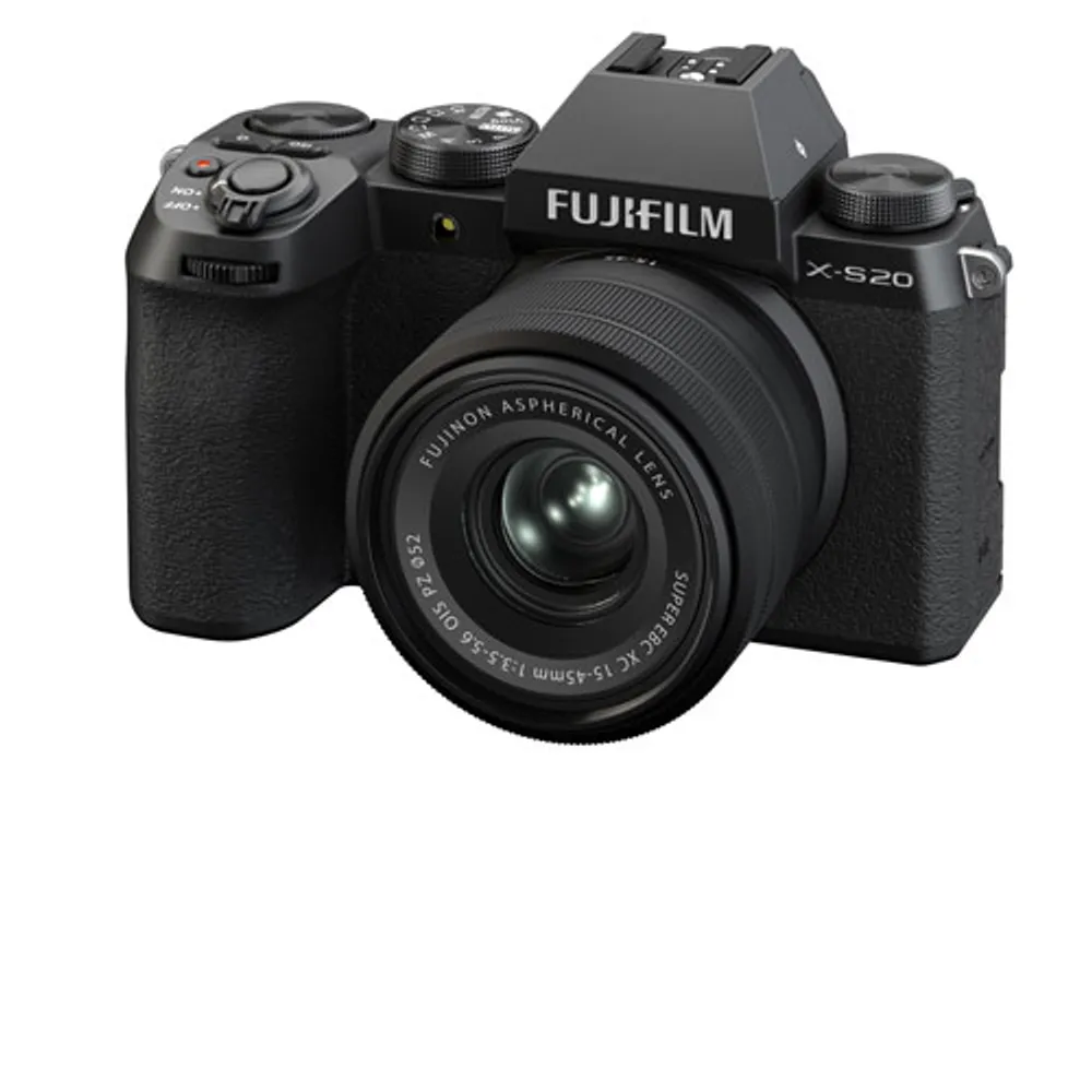 Fujifilm X-S20 Mirrorless Camera with 15-45mm Lens Kit