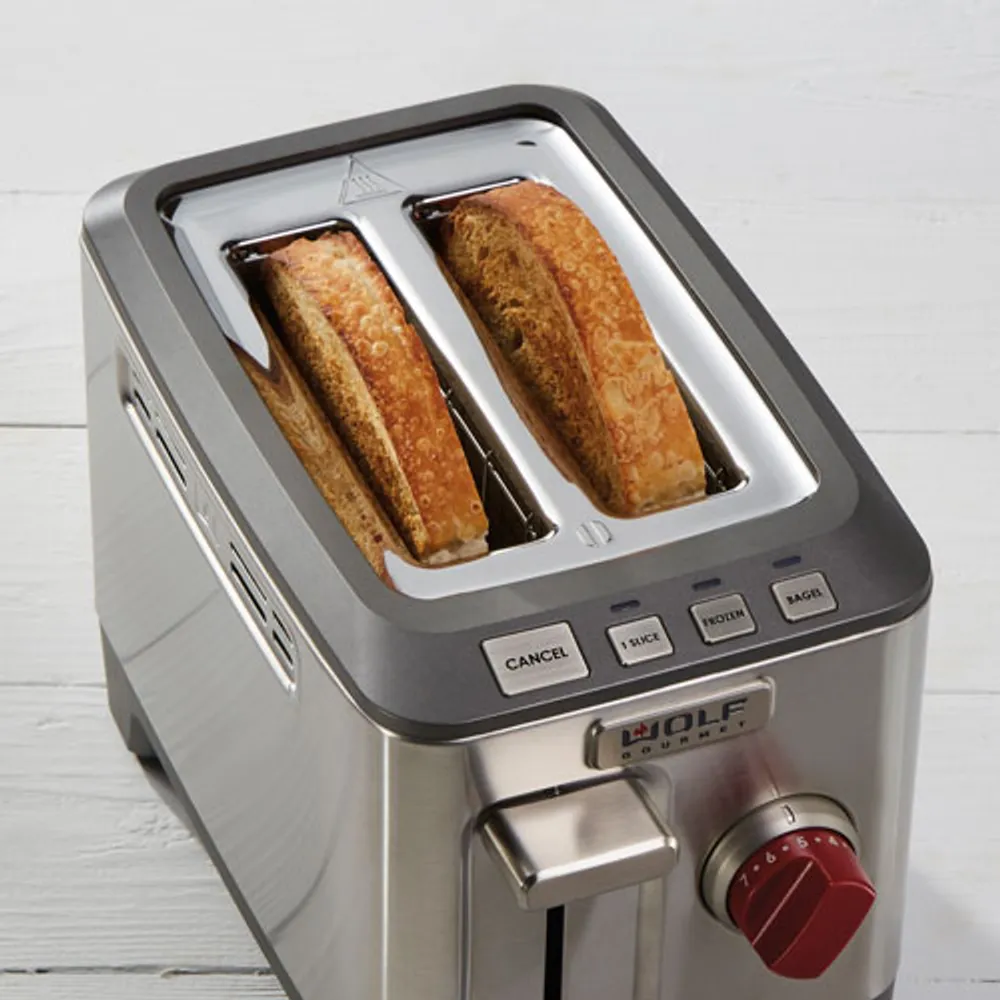 WOLF Gourmet Toaster - 2-Slice - Stainless Steel