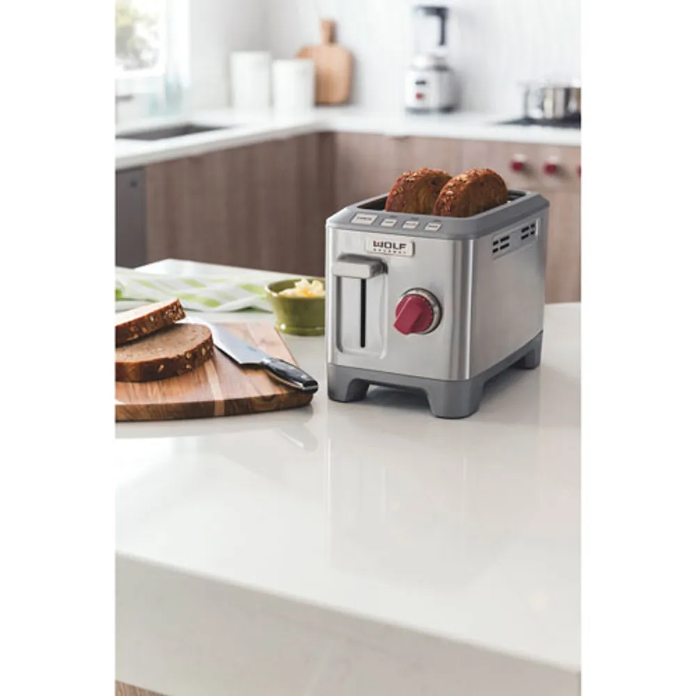 WOLF Gourmet Toaster - 2-Slice - Stainless Steel