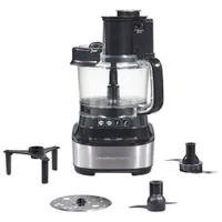 Hamilton Beach Stack & Snap Food Processor - 10-Cup - 500-Watt - Black