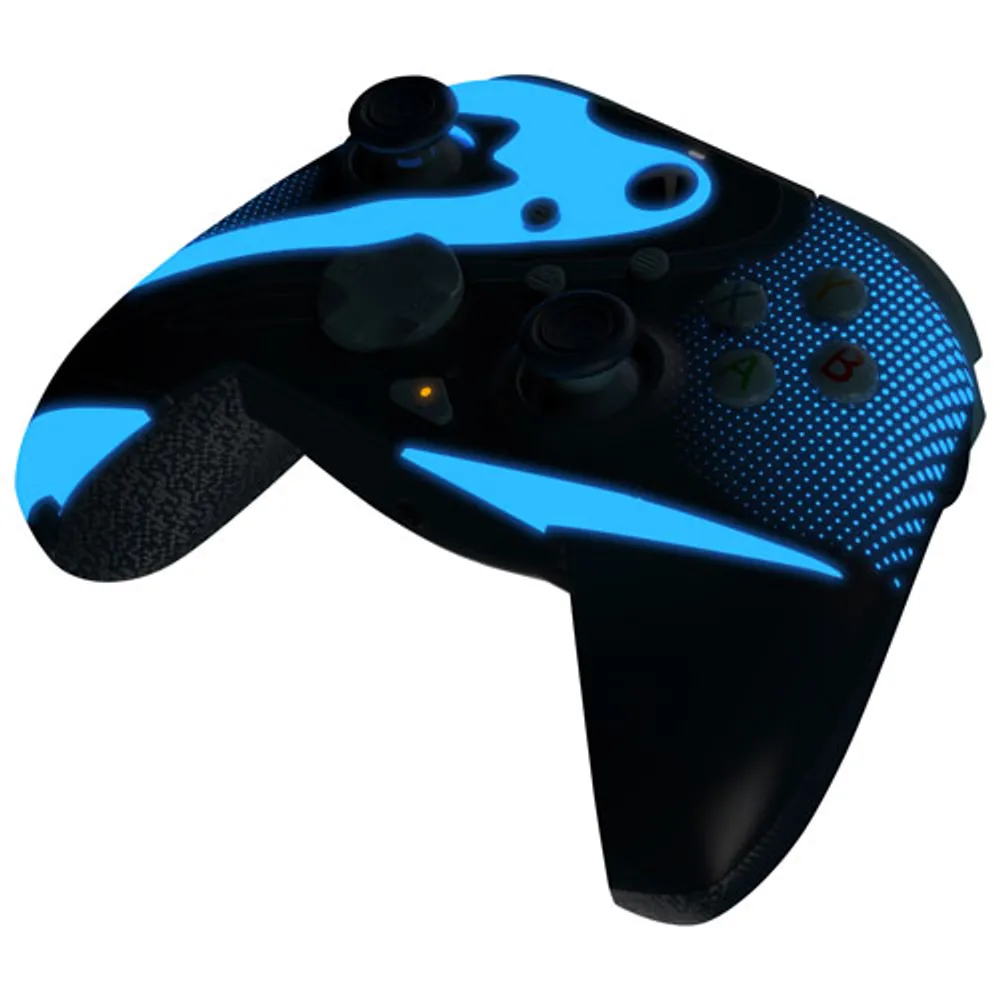 PDP REMATCH Glow Advanced Wired Controller for Xbox Series X|S / Xbox One / PC - Blue