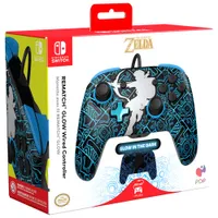 PDP REMATCH Glow Wired Controller for Switch - Legend of Zelda