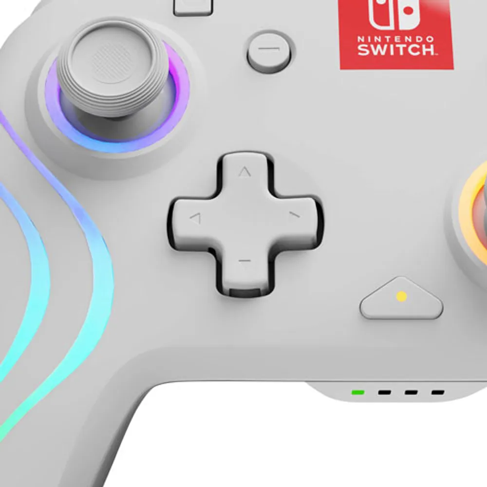 PDP Afterglow Wave Wireless Controller for Switch - White