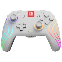 PDP Afterglow Wave Wireless Controller for Switch - White