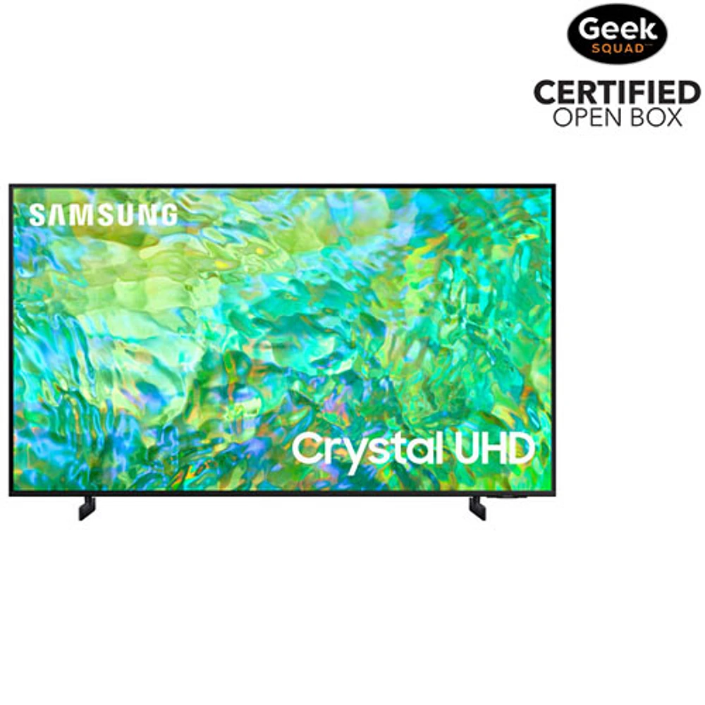 Boîte ouverte - Téléviseur intelligent Tizen HDR DEL UHD 4K de 55 po de Samsung (UN55CU8000FXZC) - 2023