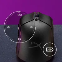 Souris de jeu sans fil de 26 000 ppp Pulsefire Haste 2 6N0B0AA de HyperX - Noir