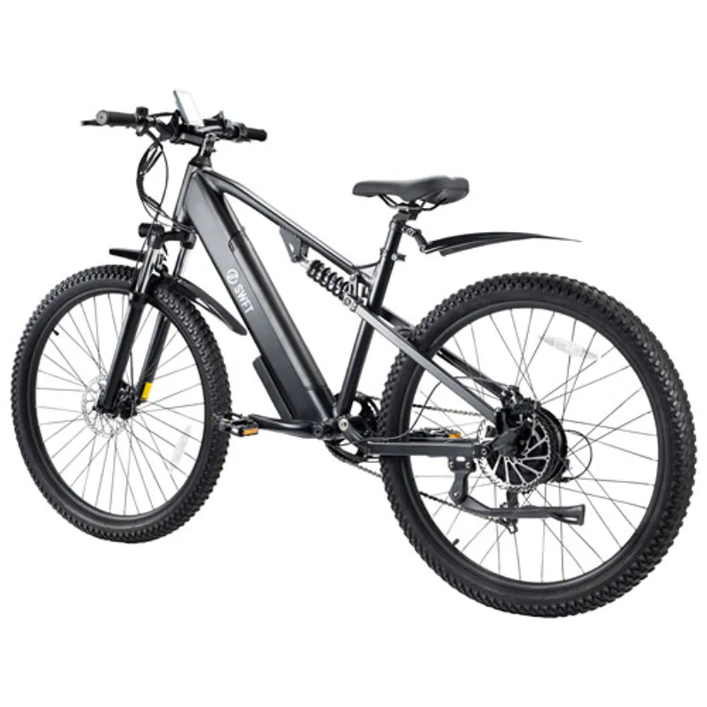 SWFT Apex Electric City Bike with up to 69km Battery Life - Black - Only at Best Buy