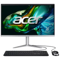 Acer Asipire C24 All-in-One PC - Black/Silver (AMD Ryzen 3 7320U/512GB SSD/8GB RAM/Windows 11)