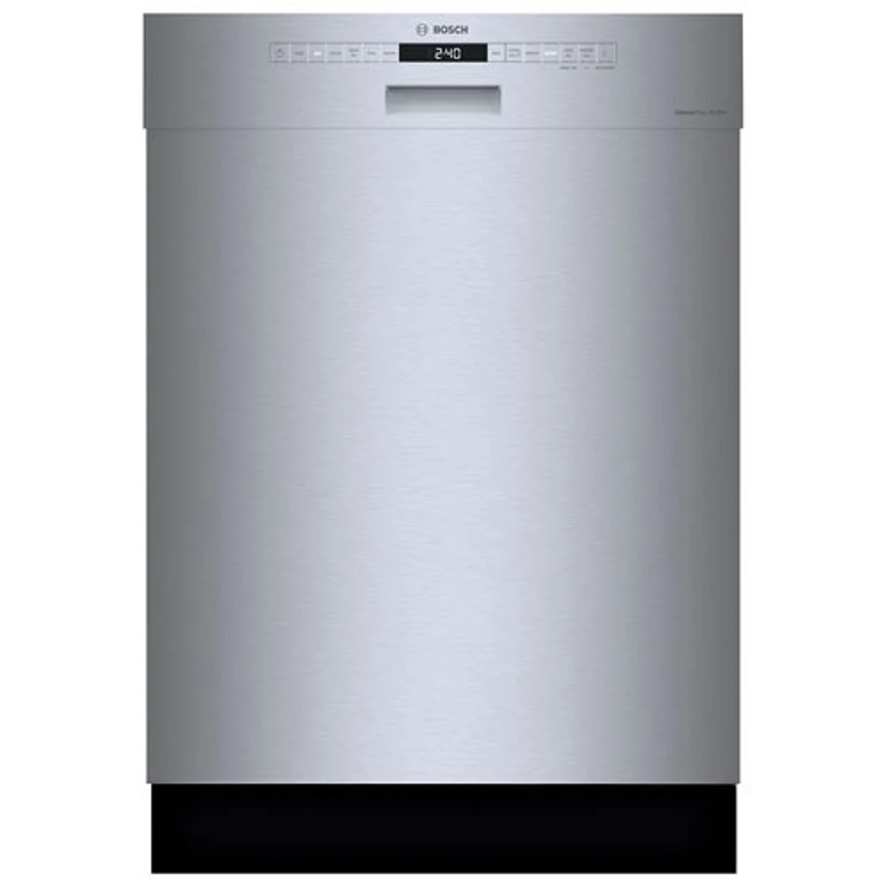 Open Box - Bosch 24" 46dB Built-In Dishwasher w/ Stainless Steel Tub & Third Rack (SHE53B75UC) - Stainless Steel - Perfect Condition