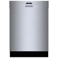 Open Box - Bosch 24" 46dB Built-In Dishwasher w/ Stainless Steel Tub & Third Rack (SHE53B75UC) - Stainless Steel - Perfect Condition