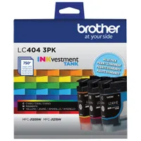 Cartouche d'encre couleur de Brother (LC4043PKS) - Paquet de 3