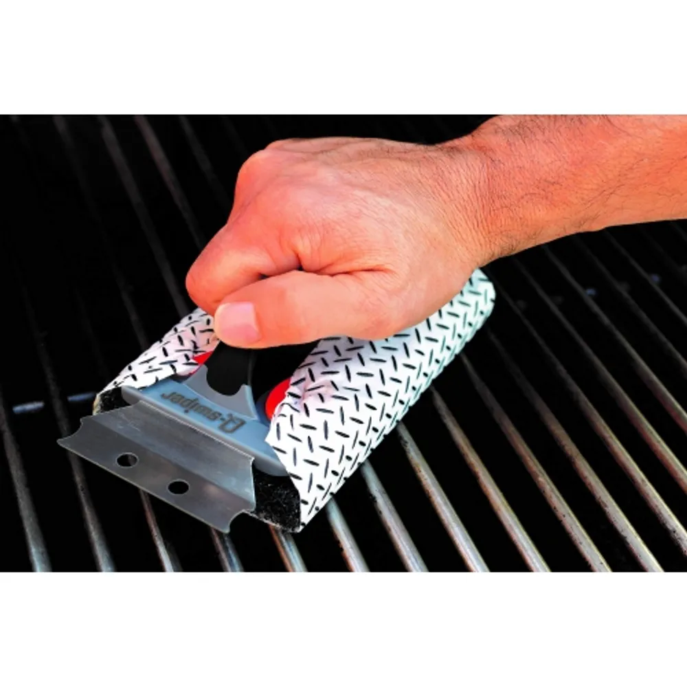 Expert Grill XL 2 sided BBQ Brush, Palmyra bristles for safe