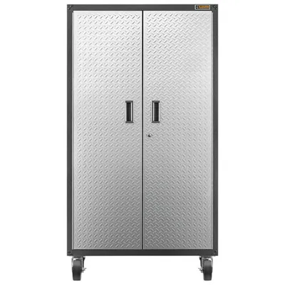 Armoire de rangement en acier de Gladiator (GALG36CKXG) - Argenté