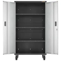 Armoire de rangement en acier de Gladiator (GALG36CKXG) - Argenté