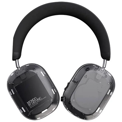 Defunc MONDO Over-Ear Noise Cancelling Bluetooth Headphones - Black/Clear