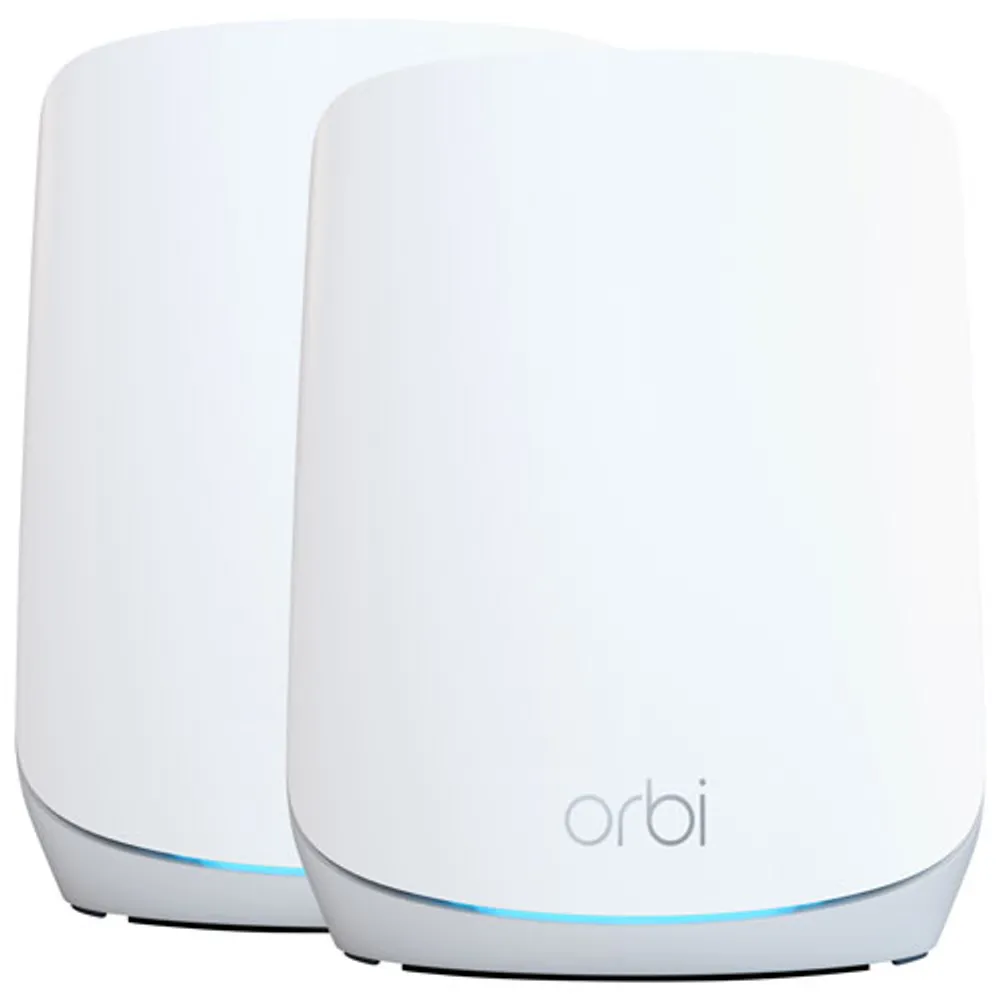 NETGEAR Orbi Tri-Band AX5400 Whole Home Mesh Wi-Fi 6 System (RBK762S-100CNS) - 2 Pack