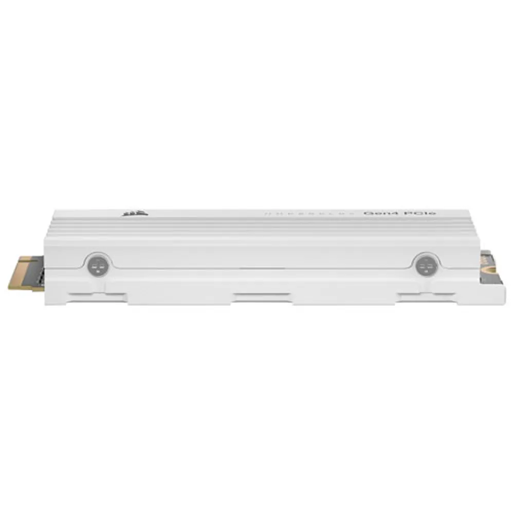 Corsair MP600 Pro LPX 2TB NVMe PCI-e (Gen 4) Internal Solid State Drive with Heatsink - Optimized for PS5 - White