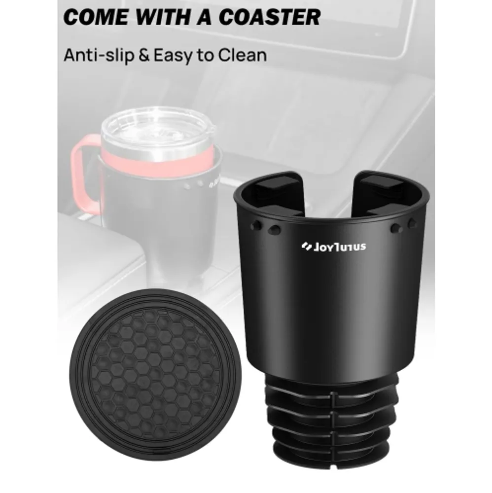 CAR CUP HOLDER EXPANDER UPGRADED FOR YETI,HYDRO FLASKS, OTHERS