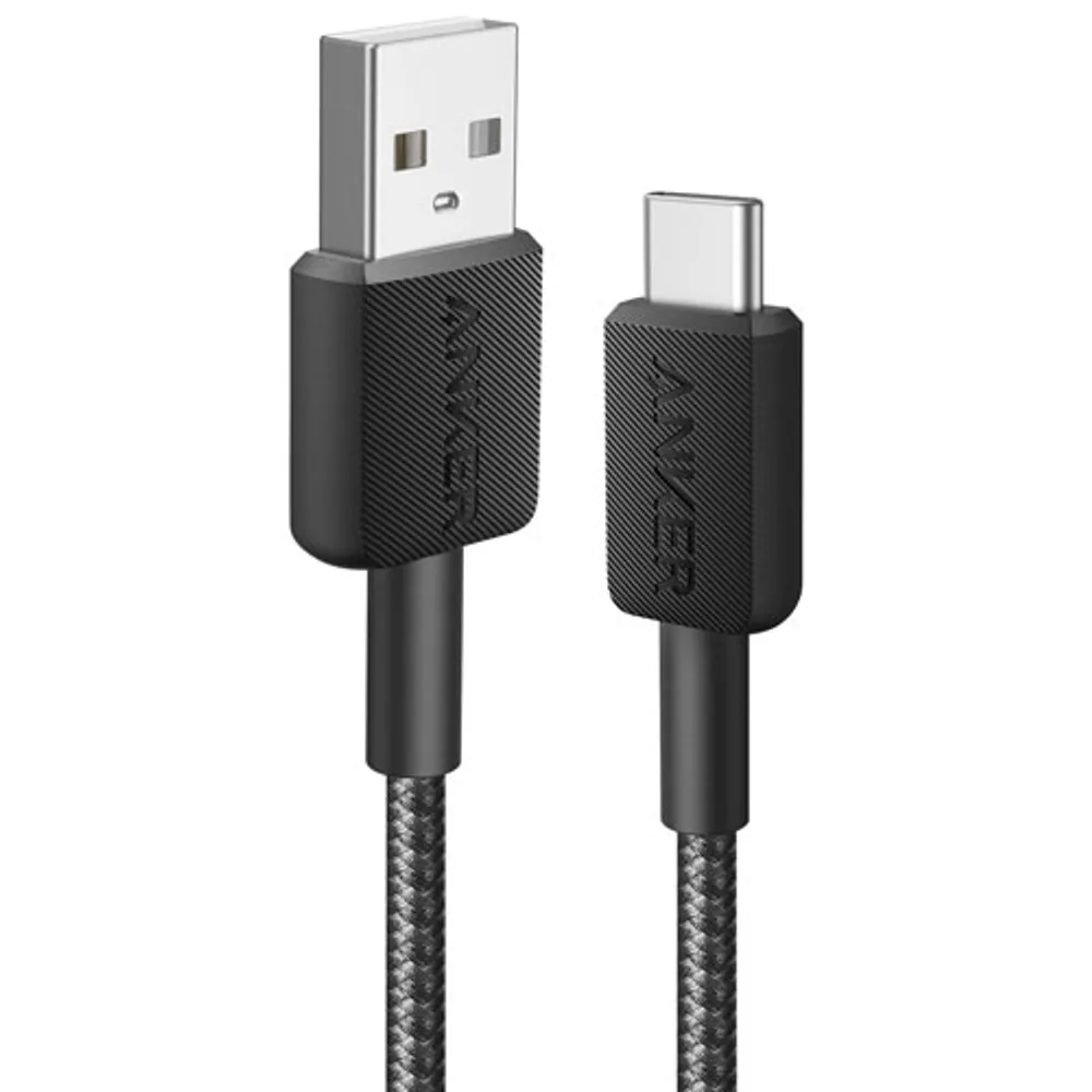 Anker 1.8m (6 ft.) USB-A to USB-C Charge Cable (A81H6H11-5) - Black