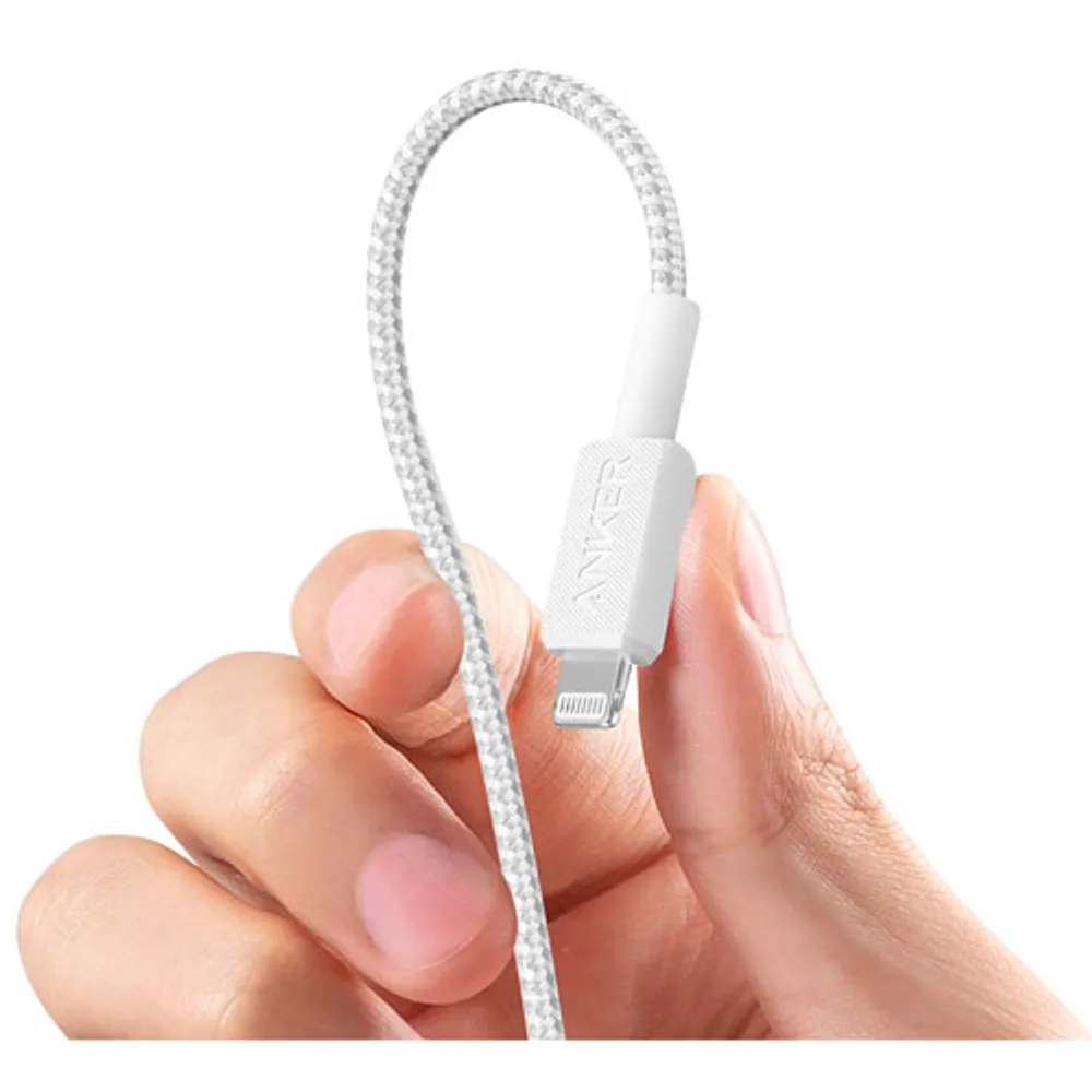 Anker 1.8m (6 ft.) USB-C to Lightning Charge Cable (A81B6H21-5) - White