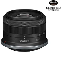 Open Box - Canon RF 18-45mm f/4.5-6.3 IS STM Lens - Black