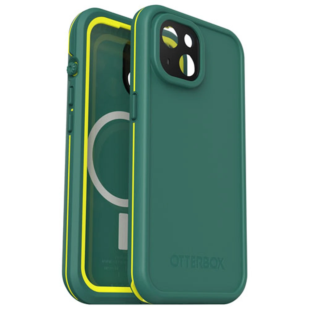 OtterBox Fre Fitted Hard Shell Case with MagSafe for iPhone 15 - Green