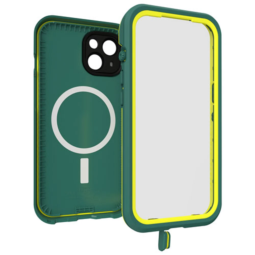 OtterBox Fre Fitted Hard Shell Case with MagSafe for iPhone 15 - Green