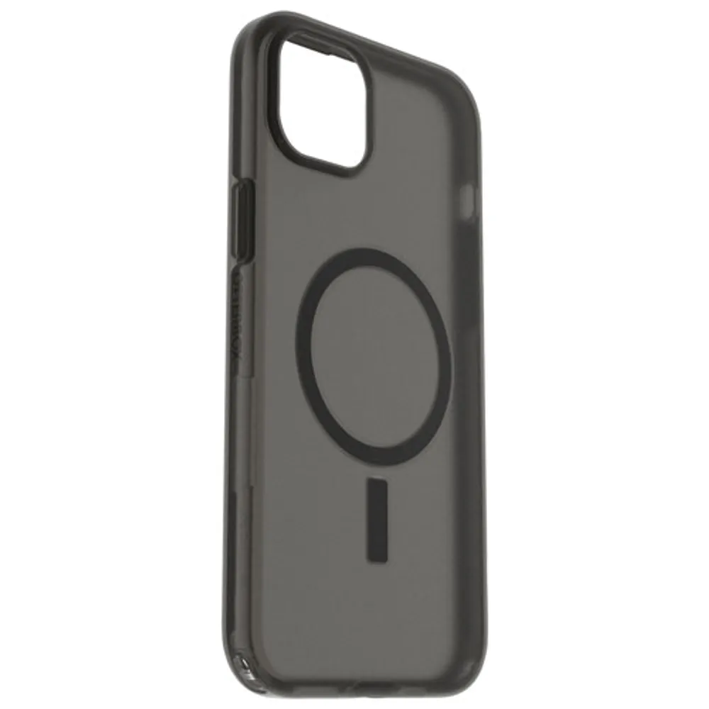 Étui rigide ajusté Symmetry SoftTouch d'OtterBox avec MagSafe pour iPhone 15 Plus - Noir