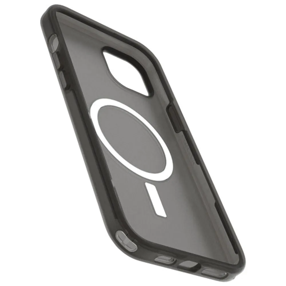 Étui rigide ajusté Symmetry SoftTouch d'OtterBox avec MagSafe pour iPhone 15 Plus - Noir