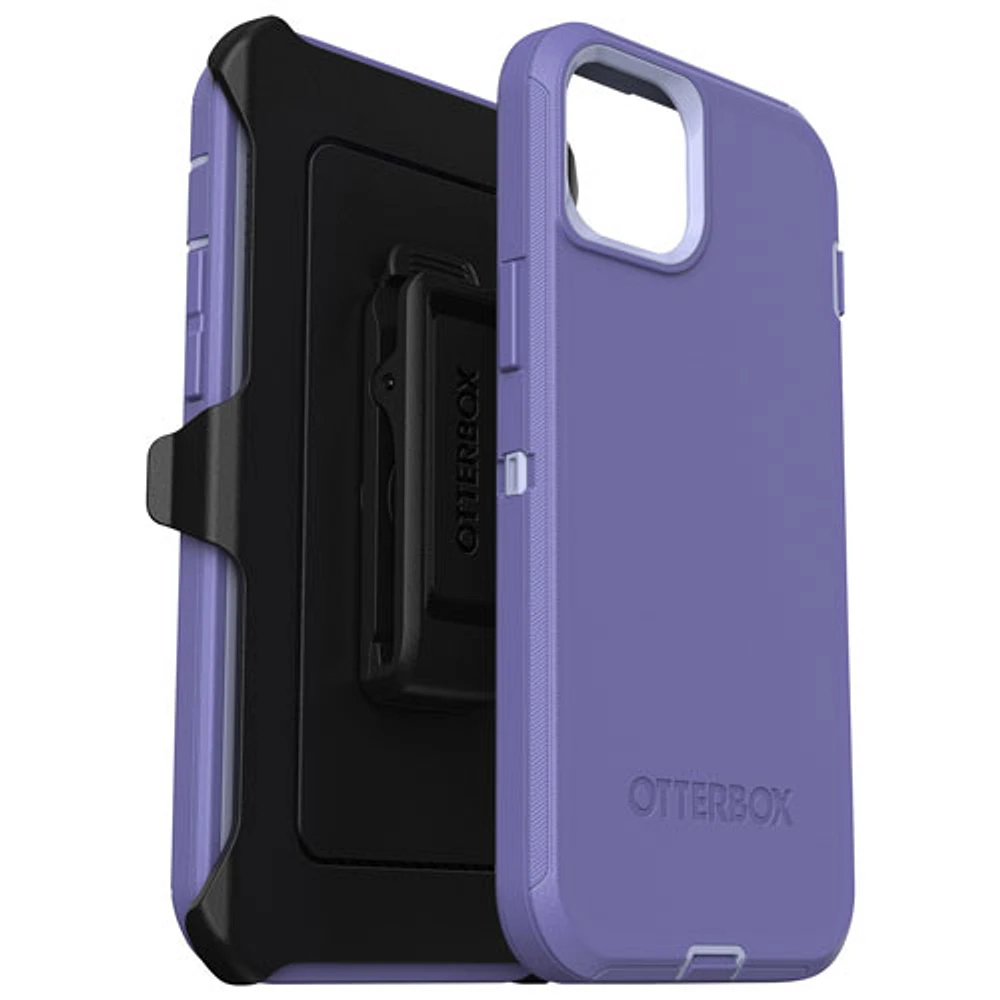 Étui rigide ajusté Defender d'OtterBox pour iPhone 15 Plus - Violet