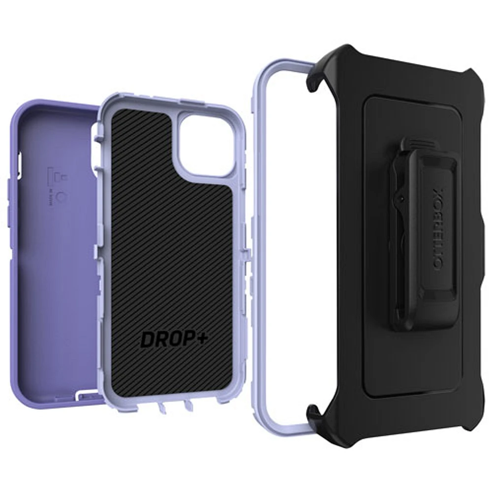 Étui rigide ajusté Defender d'OtterBox pour iPhone 15 Plus - Violet