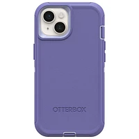 Étui rigide ajusté Defender d'OtterBox pour iPhone 15 Plus - Violet