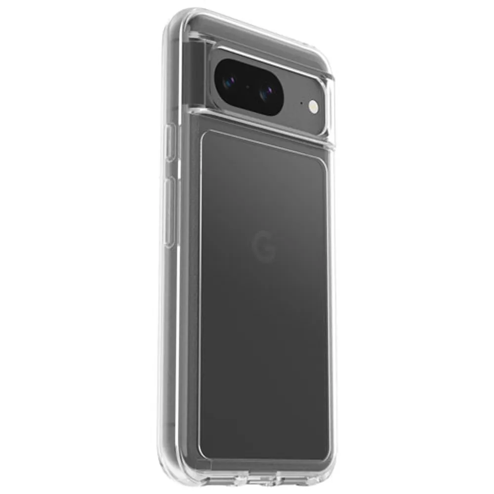 Étui rigide ajusté Symmetry d'OtterBox pour Pixel 8 de Google - Transparent