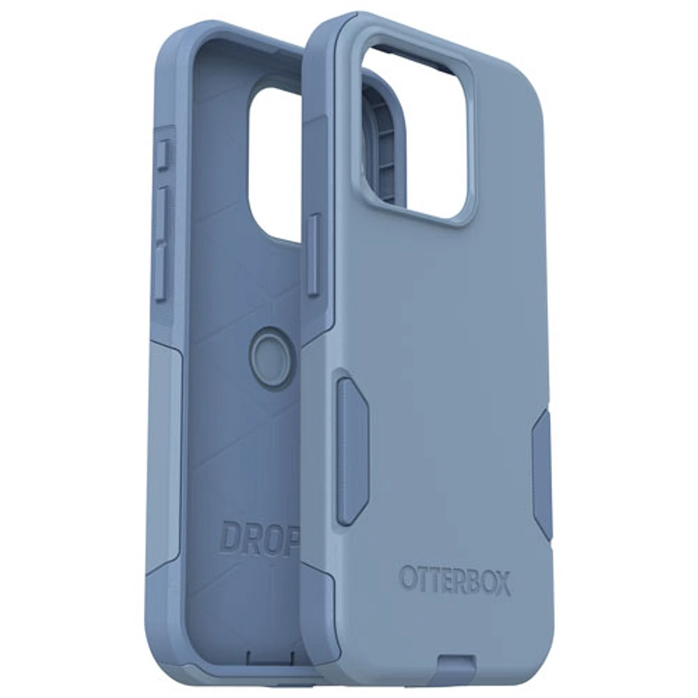 Étui rigide ajusté Commuter d'OtterBox pour iPhone 15 Pro - Bleu