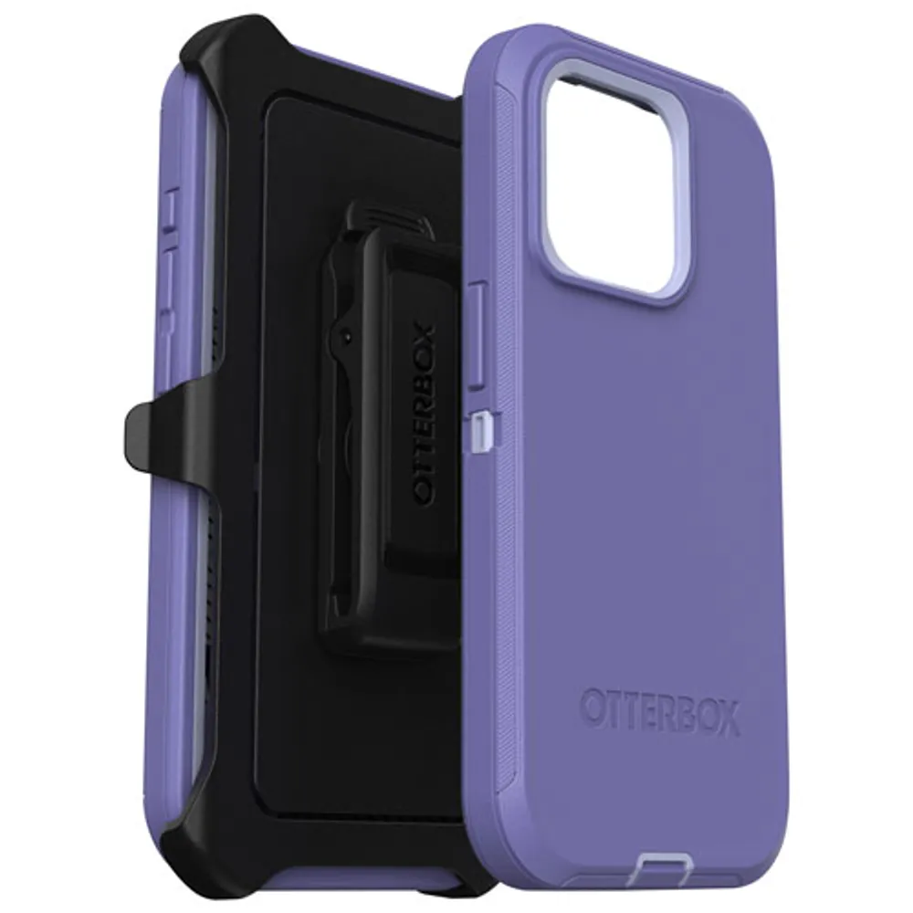 OtterBox Defender Fitted Hard Shell Case with MagSafe for iPhone 15 Pro - Purple