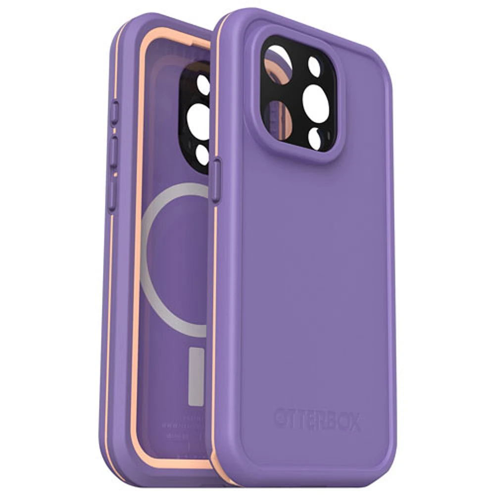 Étui rigide ajusté FRĒ d'OtterBox avec MagSafe pour iPhone 15 Pro - Violet