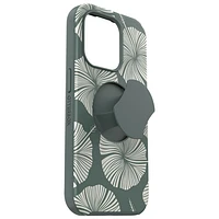 Étui rigide ajusté OtterGrip Symmetry d'OtterBox avec MagSafe pour iPhone 15 Pro - Feuille verte