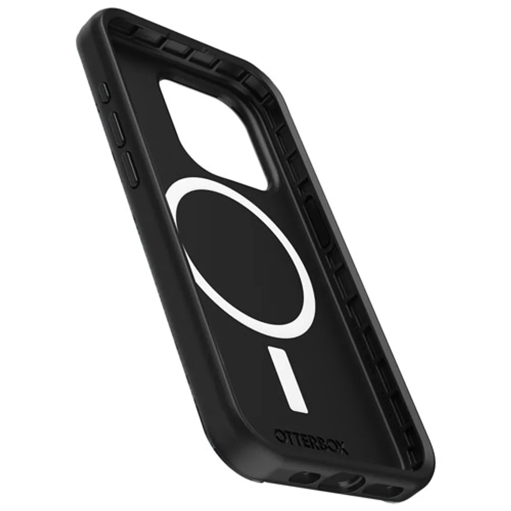 OtterBox Symmetry Fitted Hard Shell Case with MagSafe for iPhone 15 Pro - Black/Grey