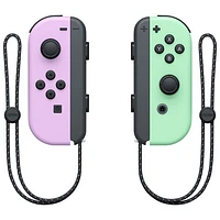 Manettes gauche et droite Joy-Con pour Nintendo Switch - Violet pastel/Vert pastel