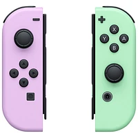 Nintendo Switch Left and Right Joy-Con Controllers - Pastel Purple/Pastel Green