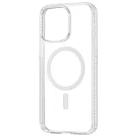 Insignia Fitted Hard Shell Case with MagSafe for iPhone 15 Pro Max - Clear