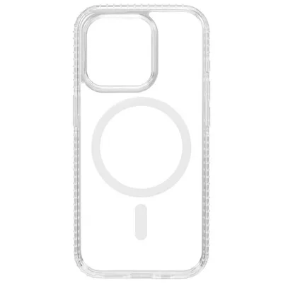 Insignia Fitted Hard Shell Case with MagSafe for iPhone 15 Pro - Clear