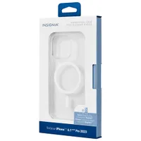 Insignia Fitted Hard Shell Case with MagSafe for iPhone 15 Pro - Clear