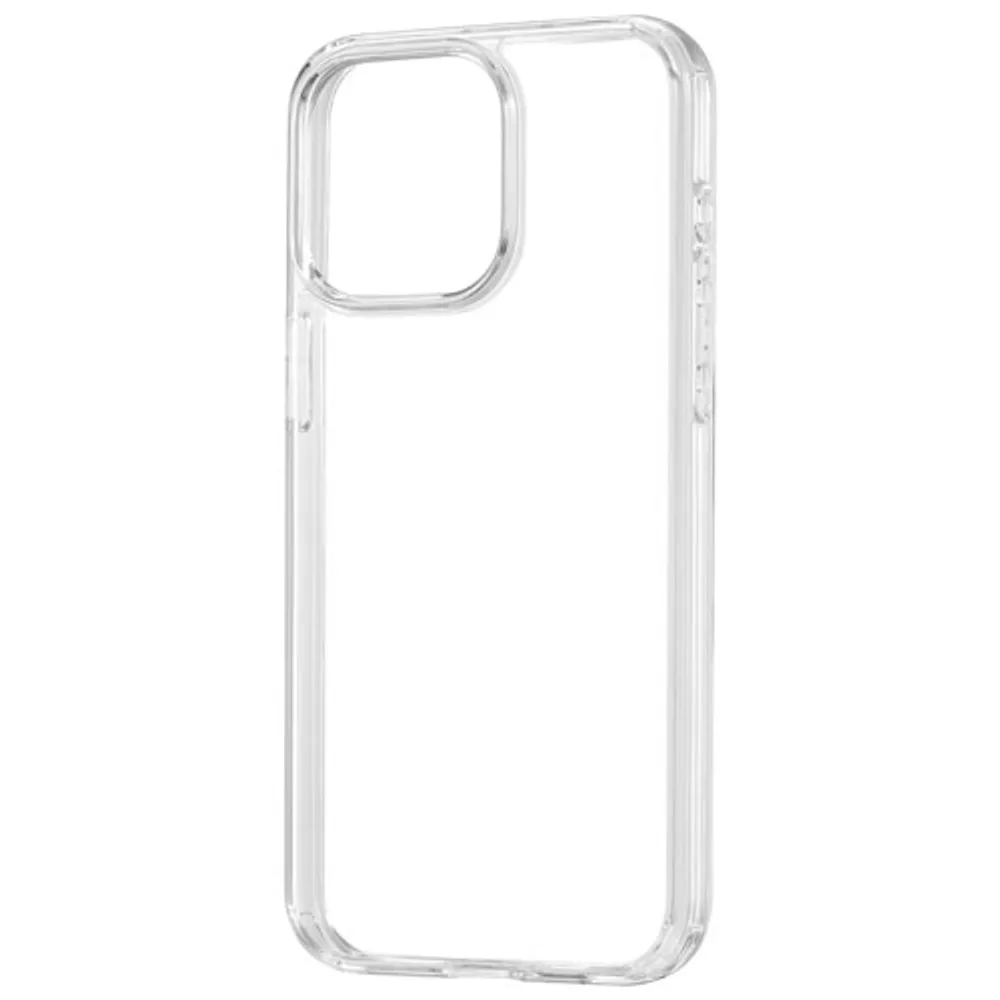 Insignia - Hard-Shell Case with MagSafe for iPhone 14 Pro Max - Clear/Black