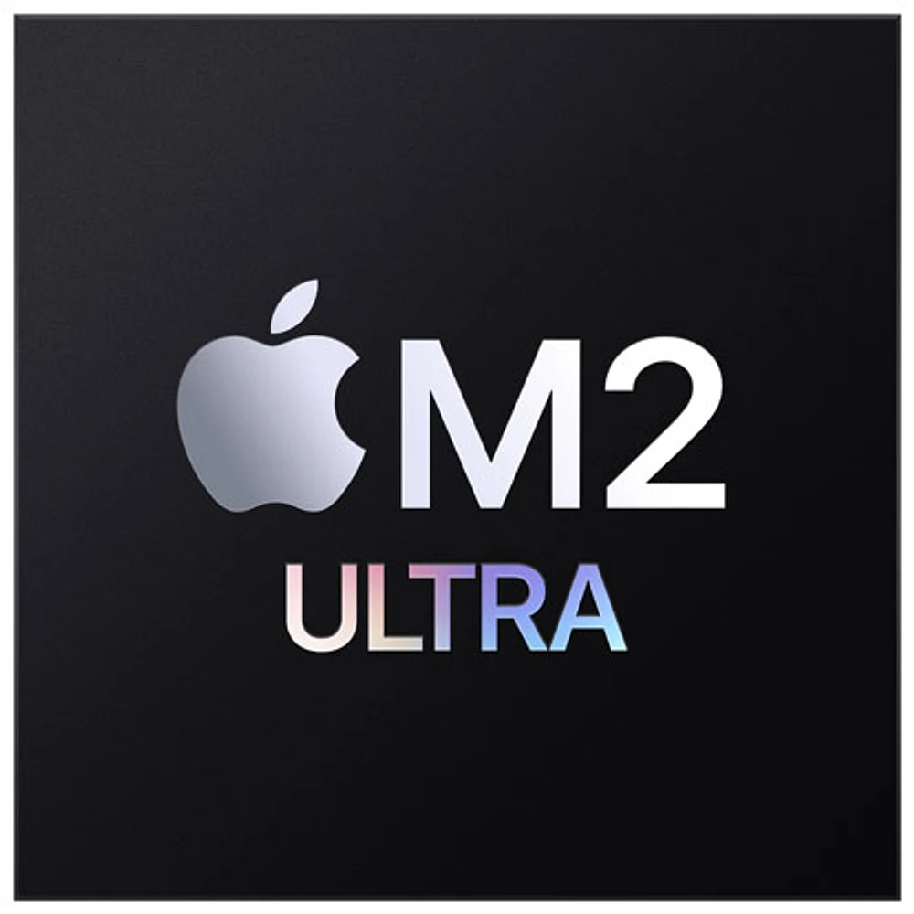 Ordinateur Mac Studio de 1 To d'Apple (MQH63VC/A) avec processeur à 24 coeurs M2 Ultra d'Apple