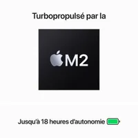 Apple MacBook Air 15" w/ Touch ID (2023) - Space Grey (Apple M2 Chip / 256GB SSD / 8GB RAM) - French