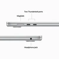 Apple MacBook Air 15" w/ Touch ID (2023) - Silver (Apple M2 Chip / 256GB SSD / 8GB RAM