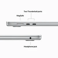 Apple MacBook Air 15" w/ Touch ID (2023) - Silver (Apple M2 Chip / 256GB SSD / 8GB RAM) - English