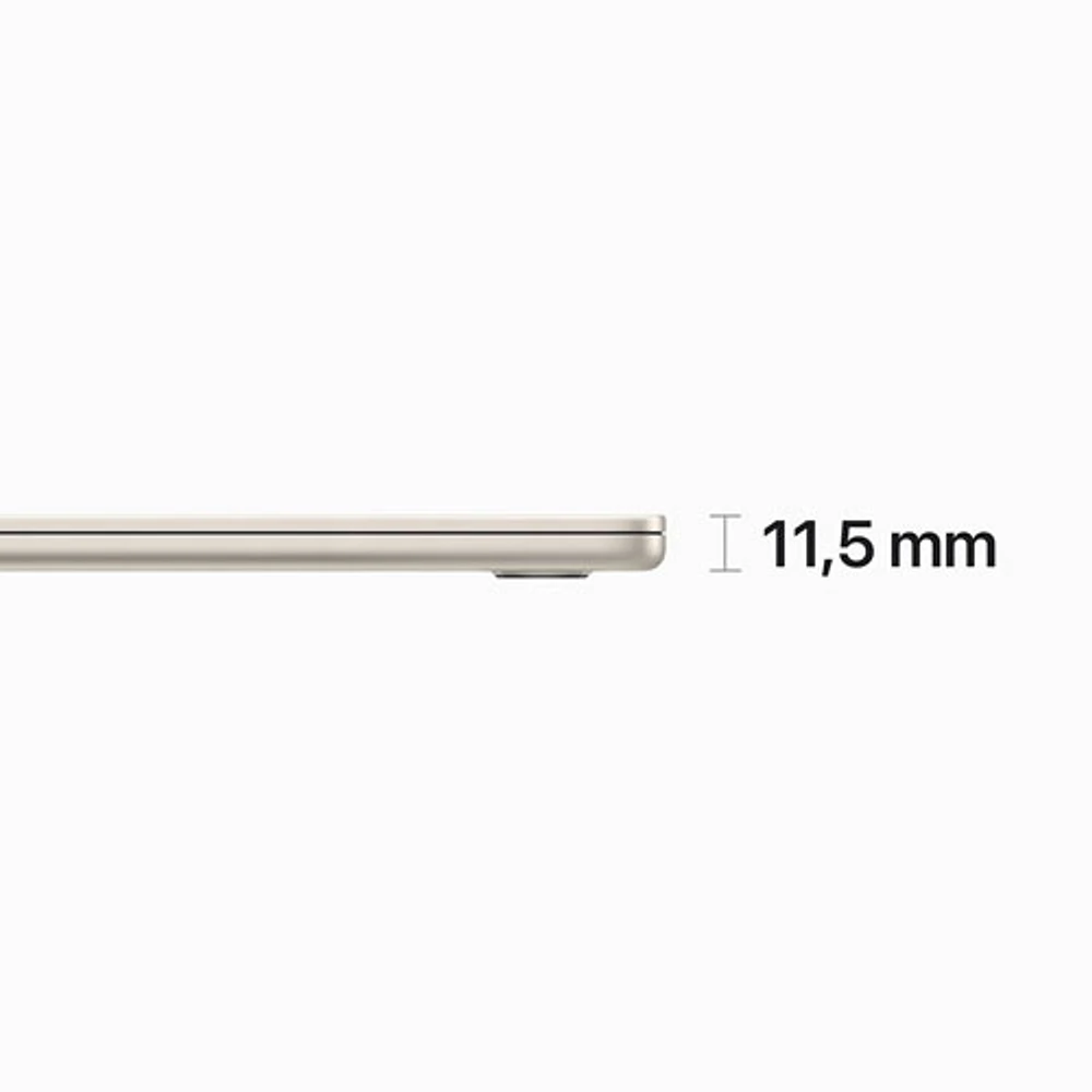 Apple MacBook Air 15" w/ Touch ID (2023) - Starlight (Apple M2 Chip / 512GB SSD / 8GB RAM) - English